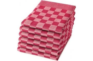 12x Prof. Horeca Theedoek Rood- 65x65cm